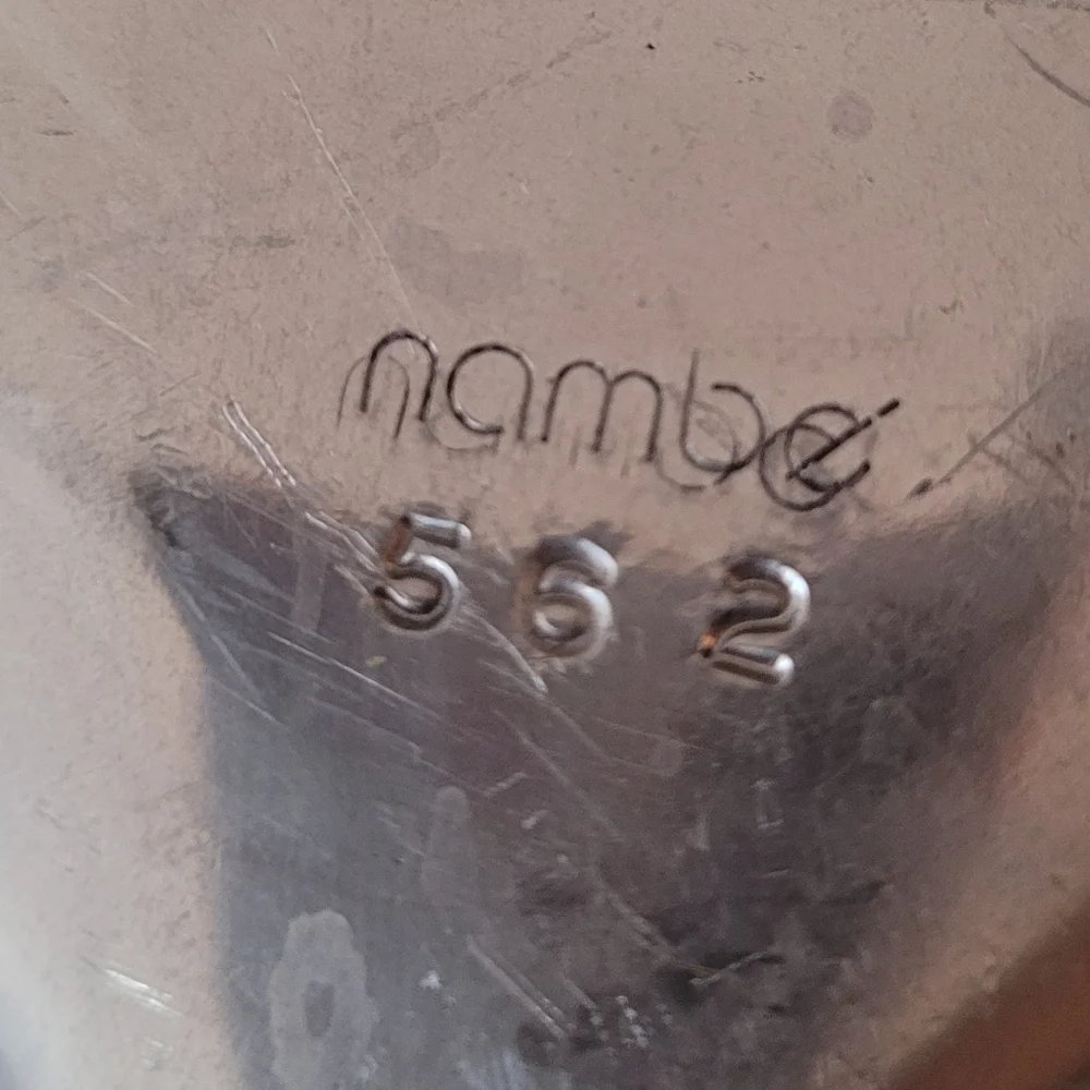 Vintage Nambe #562‎ 12” Paisley Shaped Silver Bowl